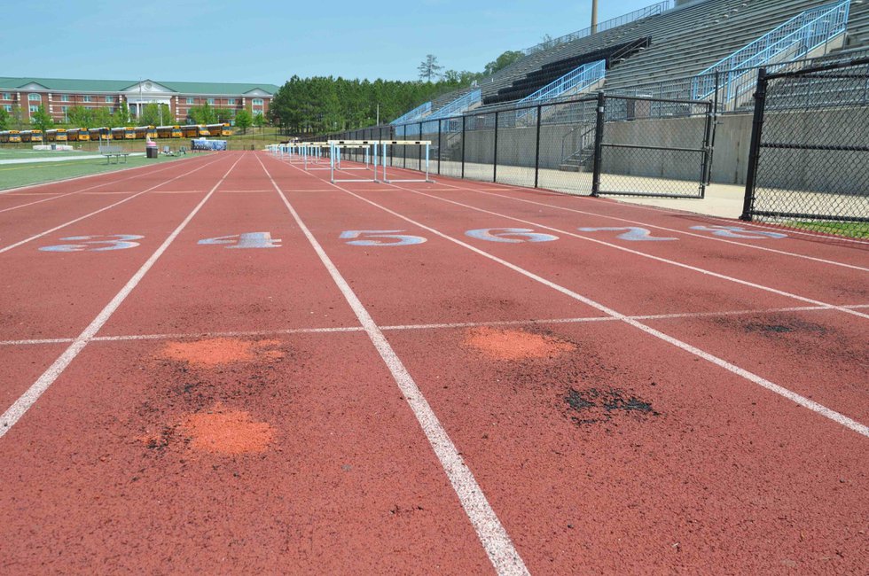 Spain Park track April 2017