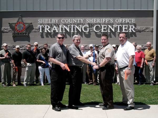 Shelby County Law Enforcement Foundation presents weapons to Sheriff's Office