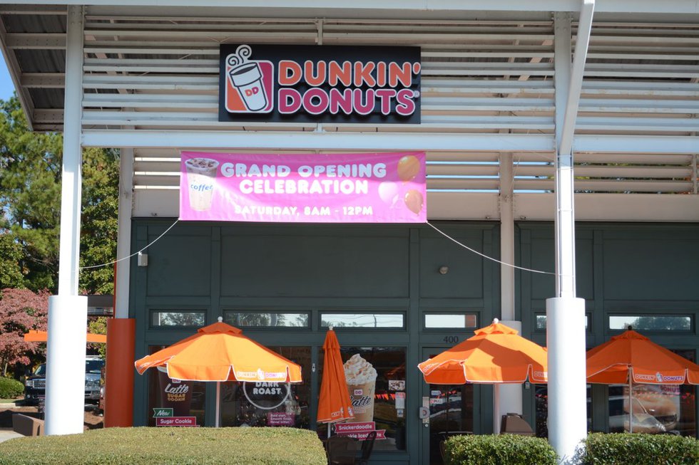 Dunkin' Donuts' grand opening