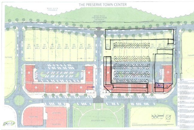 The Preserve Town Center rough sketch 10-8-18