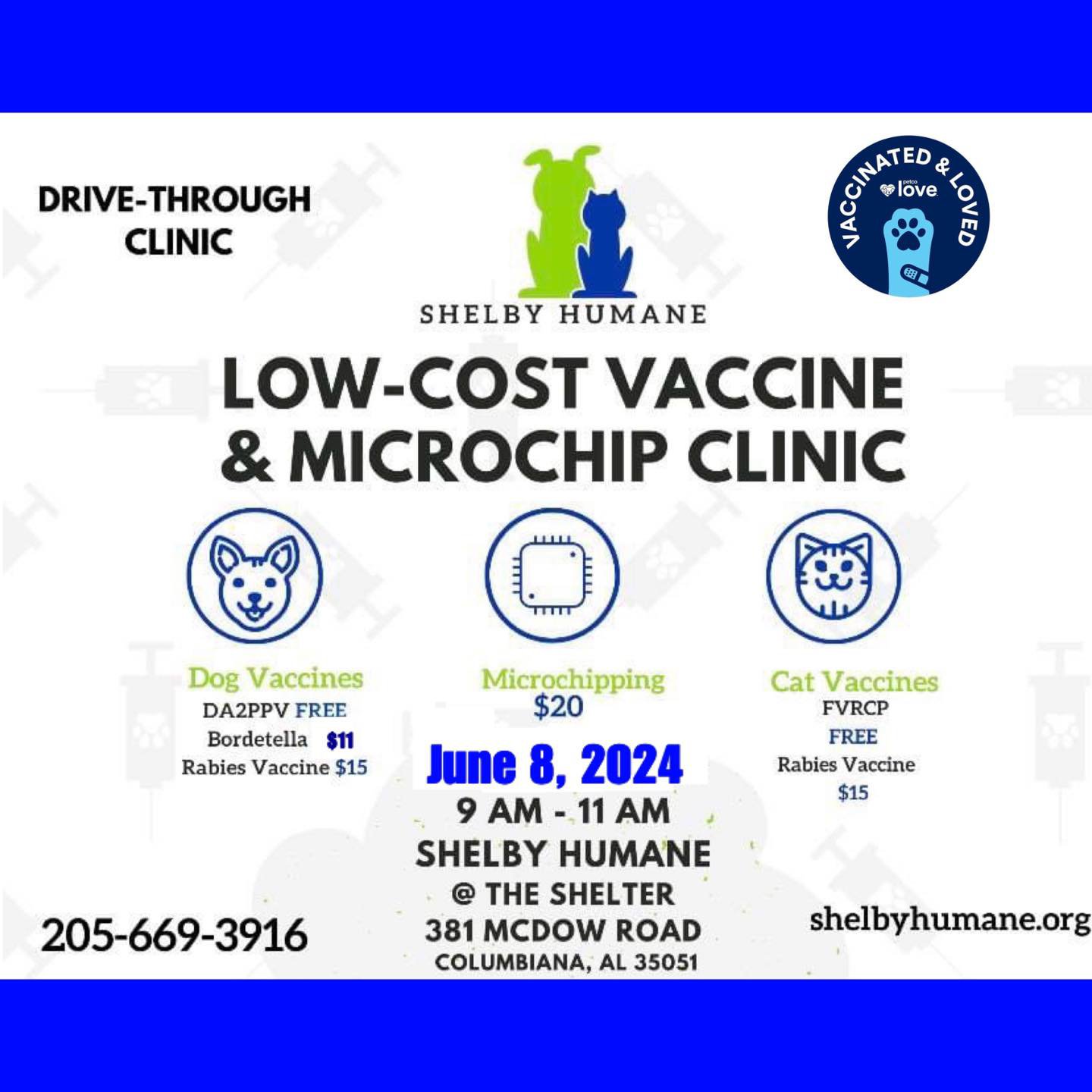 Shelby Humane hosting low-cost vaccine and microchip clinic - 280Living.com