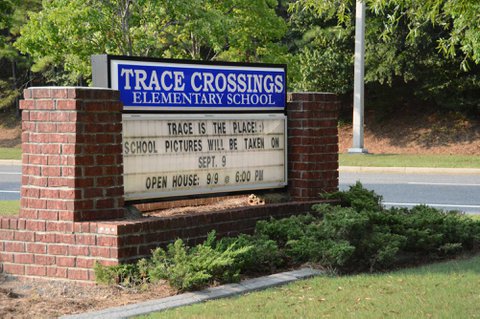 Trace Crossings Elementary sign