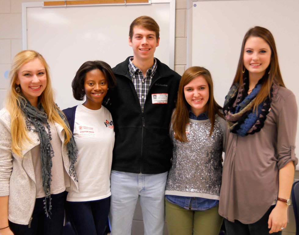 Students selected for the VHHS Youth Leadership Group